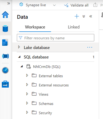 Create a basic query for one of your tables but before hitting it use ...